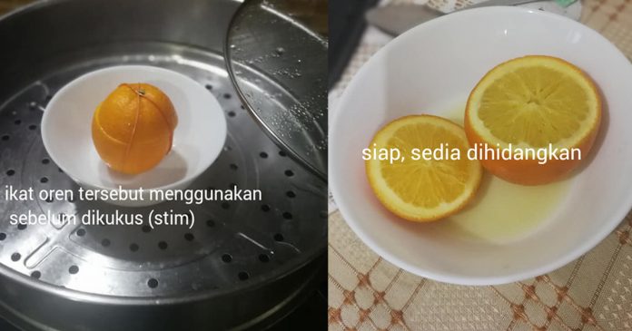 Amal Petua Cina Stim Buah Oren & Garam, Akhirnya Batuk 
